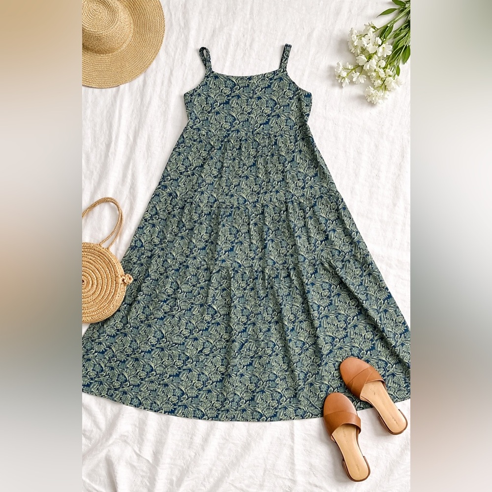 Maxi dress maxi women’s XL‎ 16 Dip size green long women’s summer spring plus